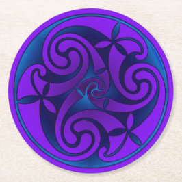 Celtic Art & Design Paper Coasters Runder Pappuntersetzer