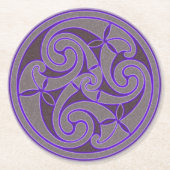Celtic Art & Design Paper Coasters Runder Pappuntersetzer (Vorderseite)