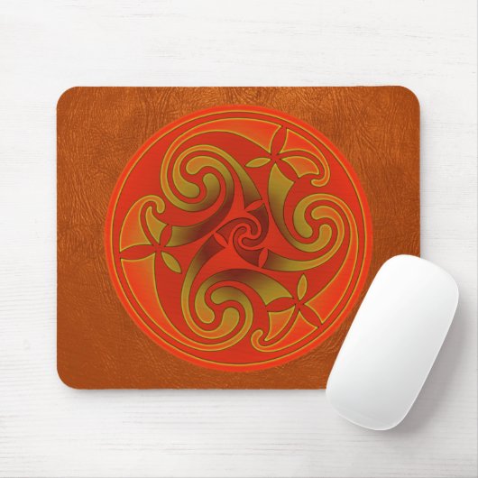 Celtic Art Spiral Design Mouse Mat  Mousepad (Mit Mouse)