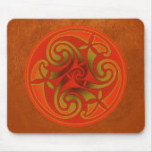 Celtic Art Spiral Design Mouse Mat  Mousepad (Vorne)