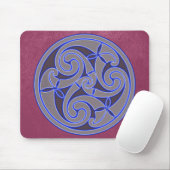 Celtic Art Spiral Design Mouse Mat Mousepad (Mit Mouse)