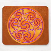Celtic Art Spiral Design Mouse Mat Mousepad (Vorne)