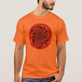 Celtic Art Spiral Design T - Shirt