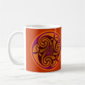 Celtic Art Spiraldesign Coffee Tasse (Links)