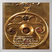 Celtic Artifact & Proverb Poster (Vorne)