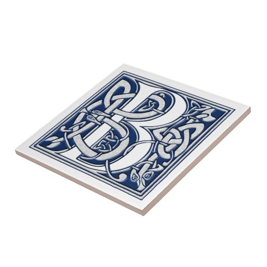 Celtic B Monogram Fliese (Seite)