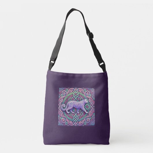 Celtic Bale Lila Tiger Tasche (Rückseite)