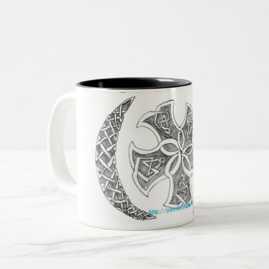 Celtic Banner Tasse (Vorderseite Links)