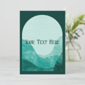 Celtic Beauty | Einladung zur Hochzeit (Stehend Vorderseite)