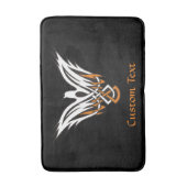 Celtic Bird Bath Mat Badematte (Vorderseite Vertikal)