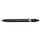 Celtic Bird Black Ink Pen Kugelschreiber (Vorderseite)