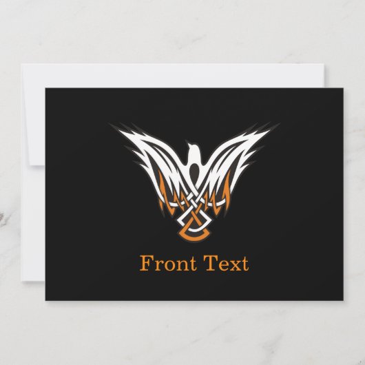 Celtic Bird Einladung (Vorderseite)