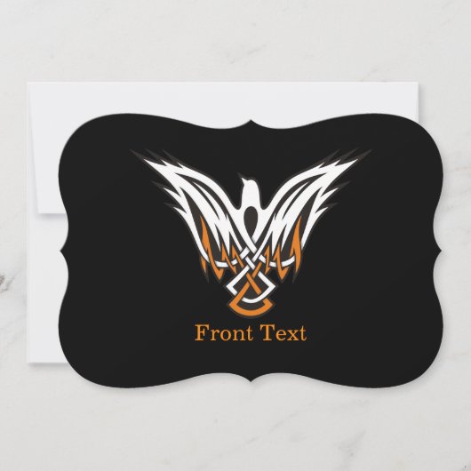 Celtic Bird Einladung (Vorderseite)