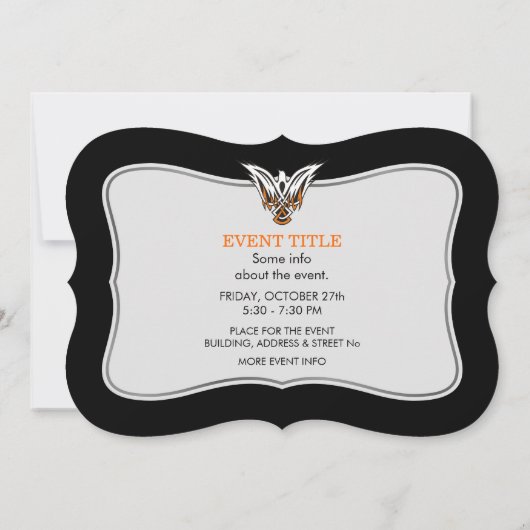 Celtic Bird Einladung (Rückseite)