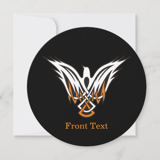 Celtic Bird Einladung (Vorderseite)