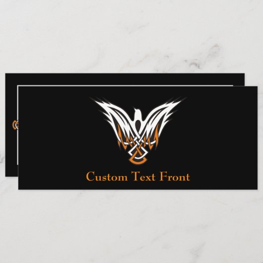 Celtic Bird Einladung (Vorne/Hinten)