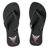 Celtic Bird Flip Flops Badesandalen (Fußbett)