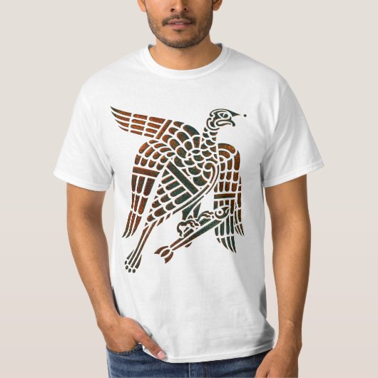 Celtic Bird Folk Art T-Shirt (Vorderseite)