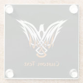 Celtic Bird Glass Untersetzer (Rückseite)