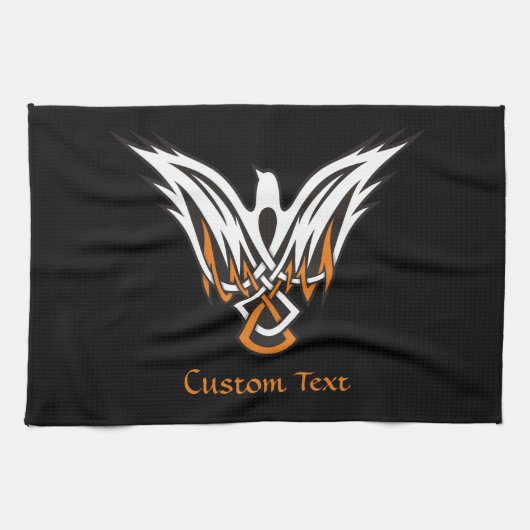 Celtic Bird Kitchtuch Geschirrtuch (Horizontal)