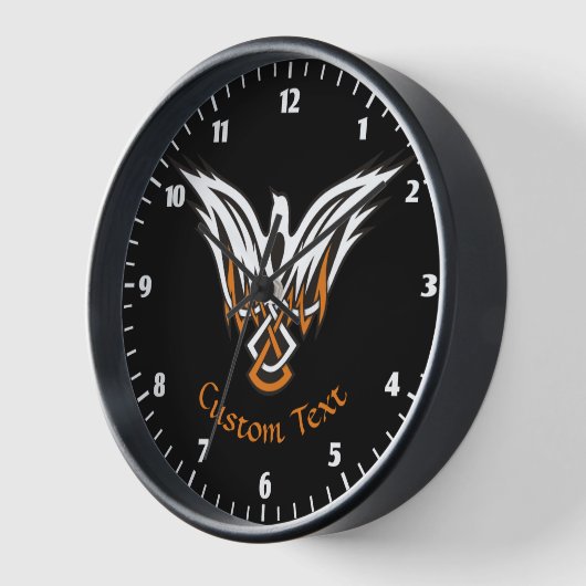 Celtic Bird Large Clock Uhr (Winkel)