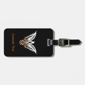 Celtic Bird Luggage Tag Gepäckanhänger (Vorderseite horizontal)