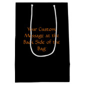 Celtic Bird Medium Gift Bag Mittlere Geschenktüte (Rückseite)