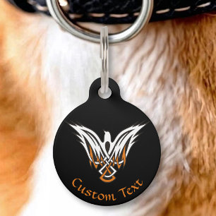 Celtic Bird Pet ID Tag Haustiermarke