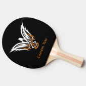 Celtic Bird Ping Pong Paddle Tischtennis Schläger (Seitenansicht)