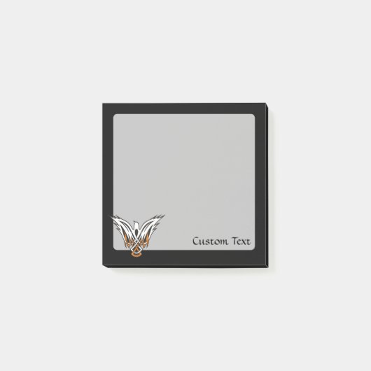 Celtic Bird Post-it Notes Klebezettel (Vorderseite)