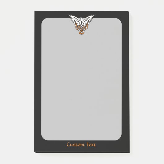 Celtic Bird Post-it Notes Klebezettel (Vorderseite)