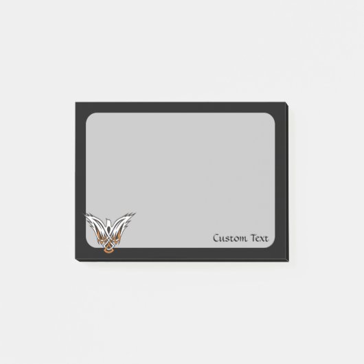 Celtic Bird Post-it Notes Klebezettel (Vorderseite)