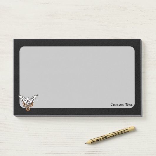 Celtic Bird Post-it Notes Klebezettel (Auf Schreibtisch)