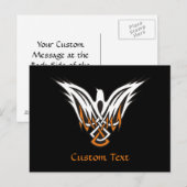 Celtic Bird Postcard Postkarte (Vorne/Hinten)