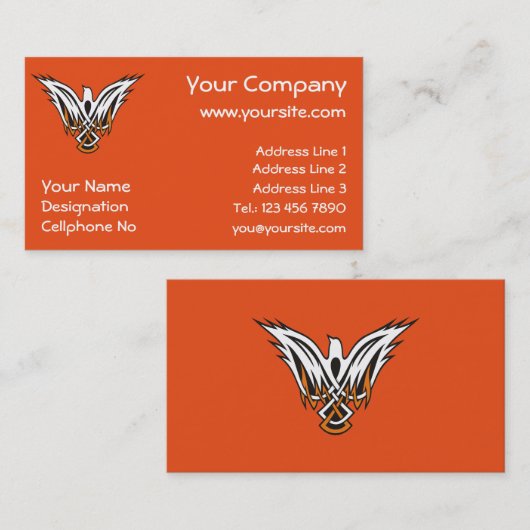 Celtic Bird Visitenkarte (Vorne/Hinten)