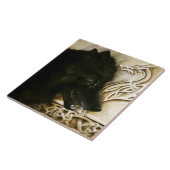 Celtic Black Wolf Fliese (Seite)