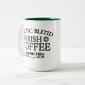 Celtic Blend Irish Coffee Zweifarbige Tasse (Vorderseite Links)