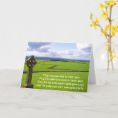 Celtic Blesing Card Karte (Gelbe Blume)