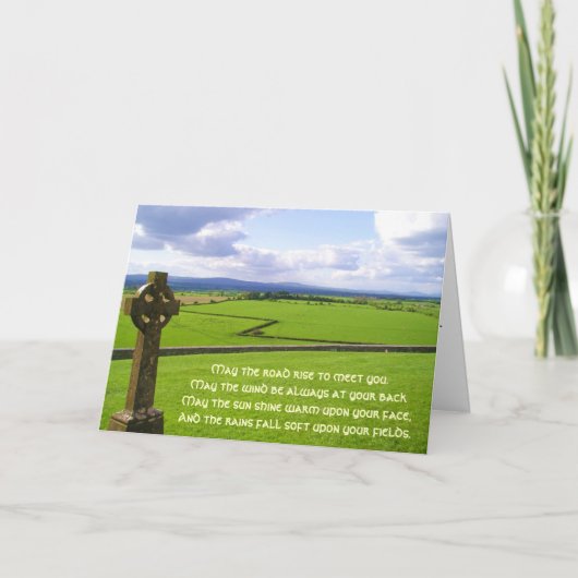 Celtic Blesing Card Karte (Vorderseite)