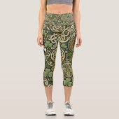 Celtic Bloom Capri Leggings (Vorderseite)