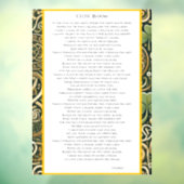 Celtic Bloom Fensteraufkleber (Blatt 3)