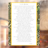 Celtic Bloom Fensteraufkleber (Blatt 2)