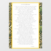 Celtic Bloom Fensteraufkleber (Blatt)