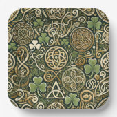 Celtic Bloom Pappteller (Vorderseite)
