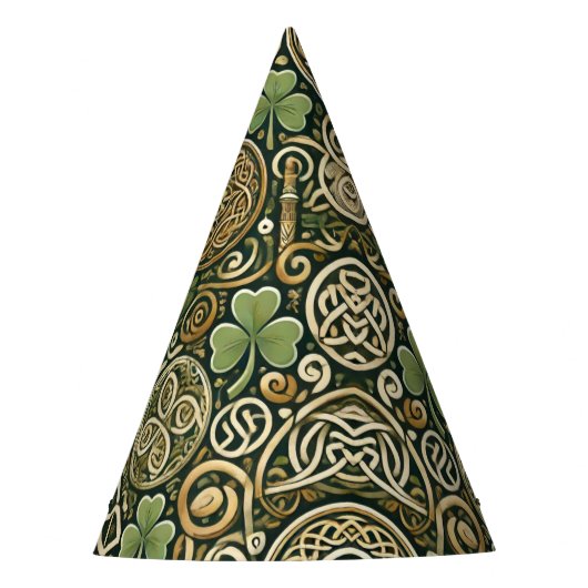 Celtic Bloom Partyhütchen (Vorderseite)