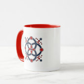 Celtic Bloom Rings Tasse (Vorderseite Links)