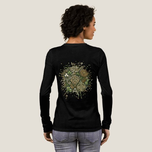 Celtic Bloom Tri-Blend Shirt (Voller Rückseite)