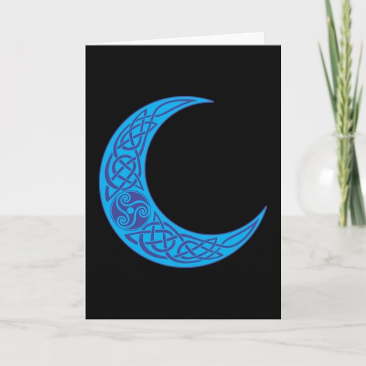 Celtic Blue Moon Karte (Vorderseite)