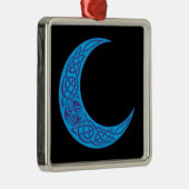 Celtic Blue Moon Ornament Aus Metall (Rechts)