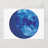 Celtic Blue Moon Postkarte (Vorderseite)